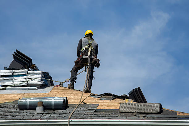 Professional Roof Replacement technician working in Canaan, VT